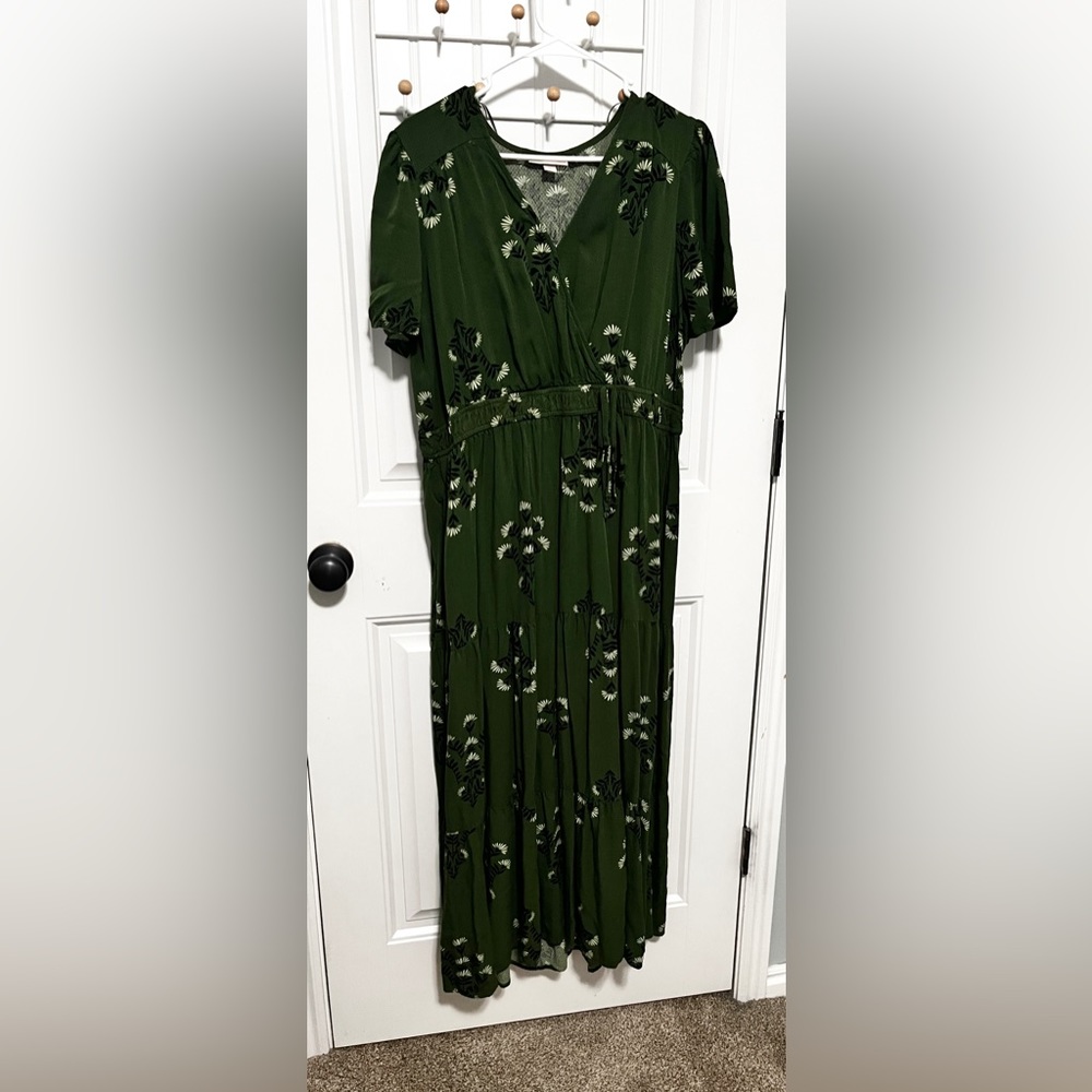 Moss Green Knox Rose dress